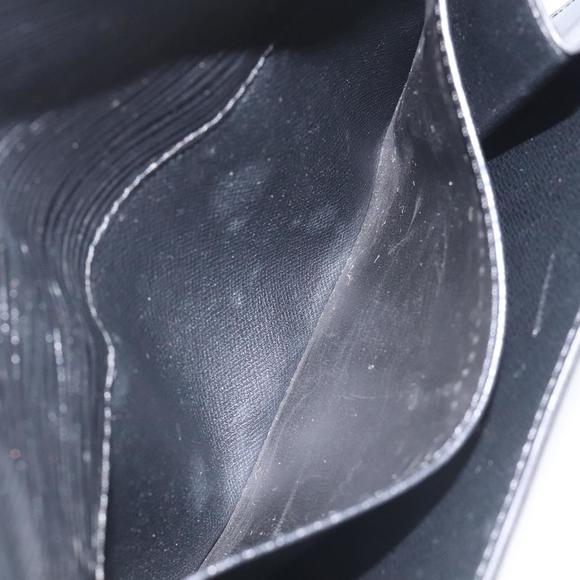 LOUIS VUITTON Epi Montagne 20 Clutch Bag Black LV Auth ep7435 - Picture 10 of 16